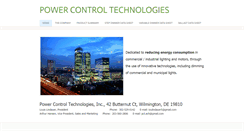 Desktop Screenshot of powercontroltechnologies.com