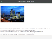 Tablet Screenshot of powercontroltechnologies.com